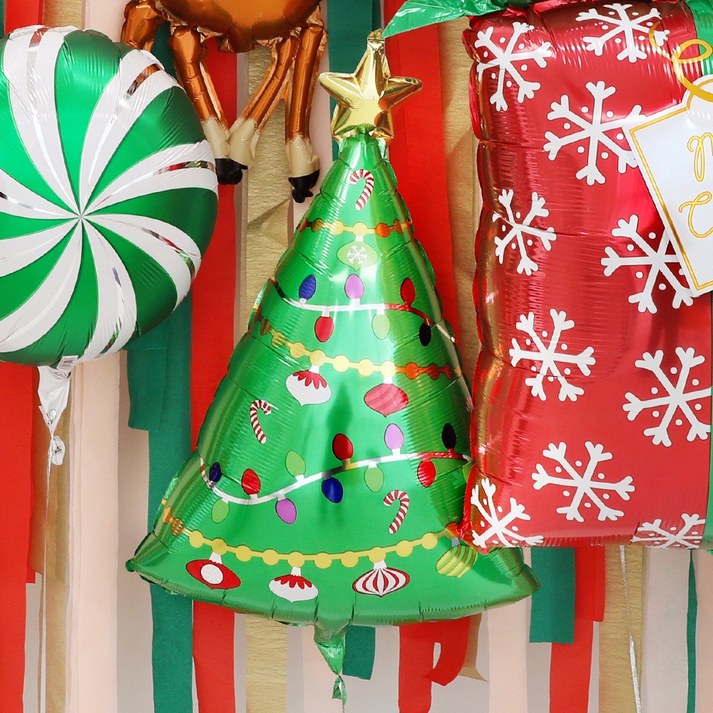 e베이비랜드,[크리스마스 호일풍선] 페스티브 크리스마스트리(미니) / 파티용품 이벤트 은박풍선 유치원