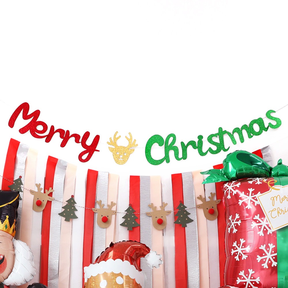 e베이비랜드,[크리스마스 가랜드] 캘리 / 파티용품 소품 이벤트 벽장식 호캉스 크리스마스파티 어린이